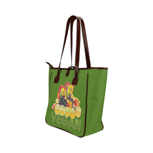 VEGAN FIT and have FUN Fruits Vegetables Classic Tote Bag (Model 1644)