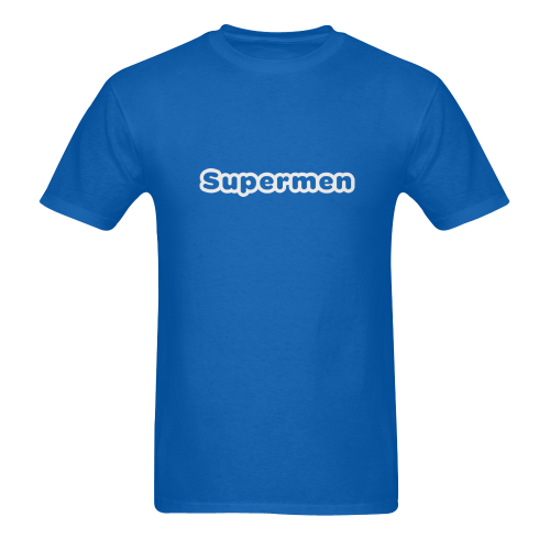 Supermen by Artsdream Men's T-Shirt in USA Size (Two Sides Printing)