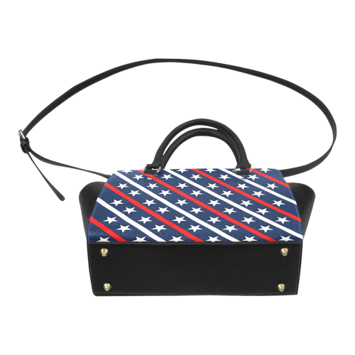 Patriotic Stripes And Stars Classic Shoulder Handbag (Model 1653)