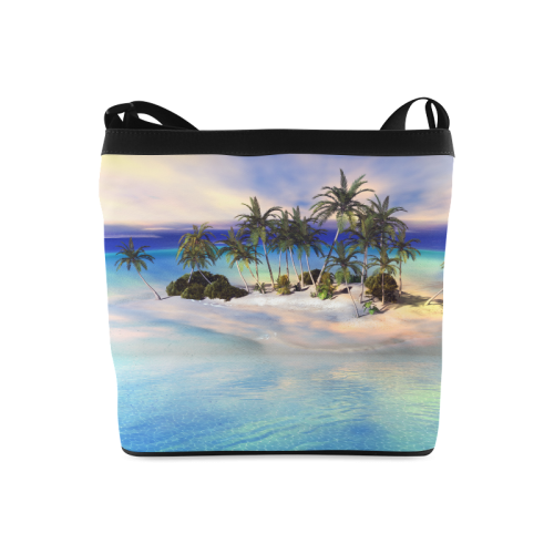 Wonderful view over the sea in the sunset Crossbody Bags (Model 1613)