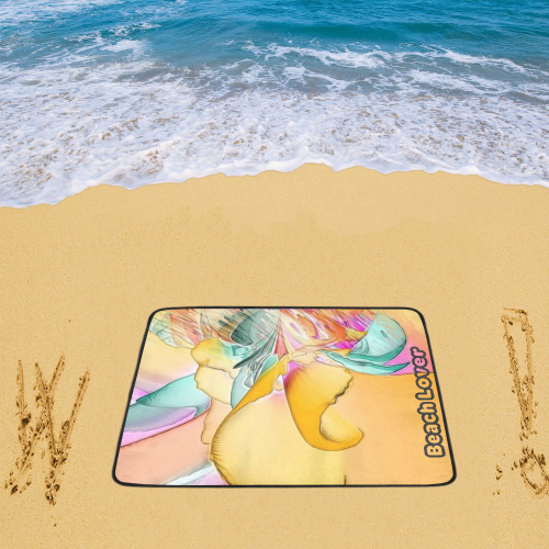 Beach Lover by Artsdream Beach Mat 78"x 60"