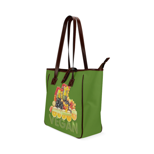 VEGAN FIT and have FUN Fruits Vegetables Classic Tote Bag (Model 1644)