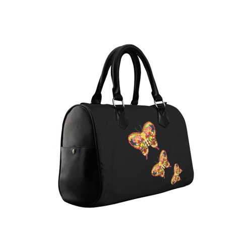 Dancing Butterflies Veggieart Vegan Boston Handbag (Model 1621)