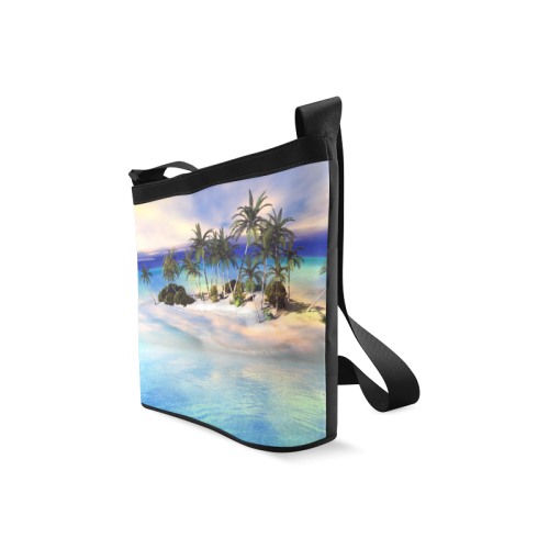Wonderful view over the sea in the sunset Crossbody Bags (Model 1613)