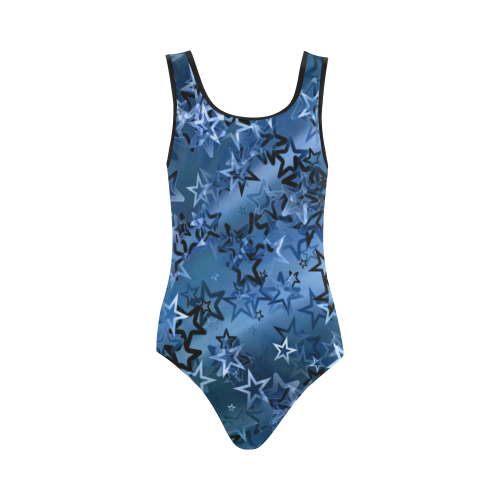 Stars20160721 Vest One Piece Swimsuit (Model S04)