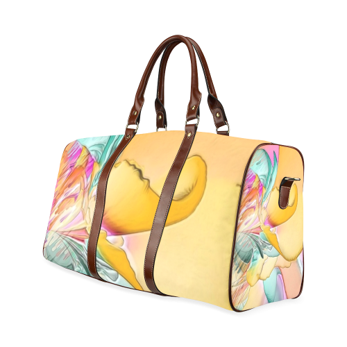 Wild Flowers by Artsdream Waterproof Travel Bag/Large (Model 1639)