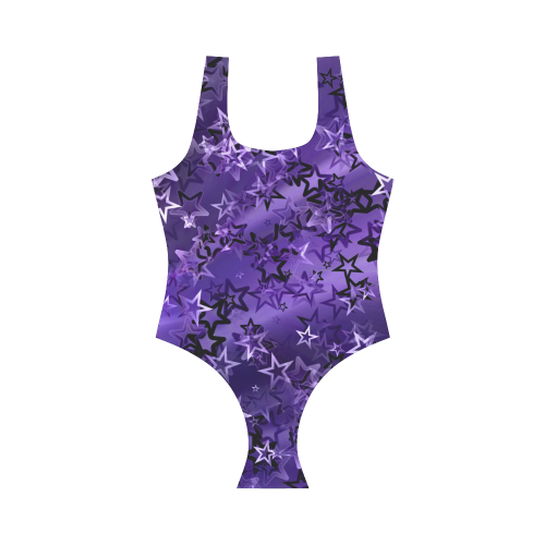 Stars20160722 Vest One Piece Swimsuit (Model S04)