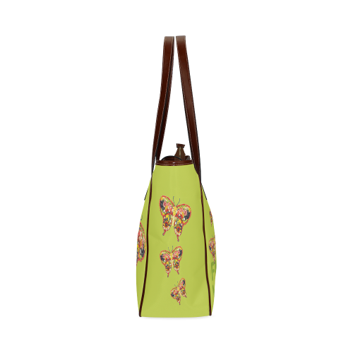 Dancing Butterflies Veggieart Vegan Classic Tote Bag (Model 1644)