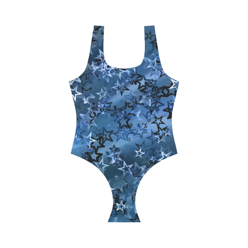 Stars20160721 Vest One Piece Swimsuit (Model S04)