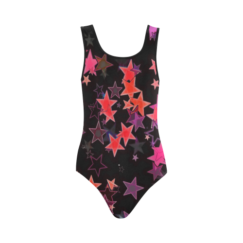 Stars20160711 Vest One Piece Swimsuit (Model S04)