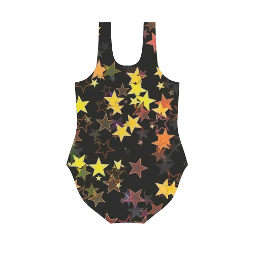 Stars20160708 Vest One Piece Swimsuit (Model S04)