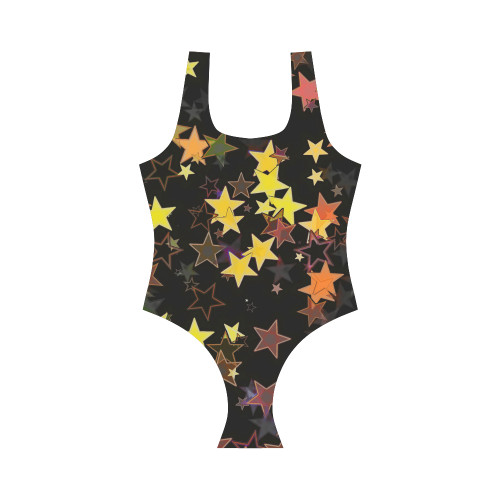 Stars20160708 Vest One Piece Swimsuit (Model S04)
