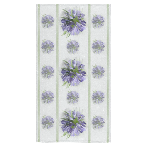 Small Purple Flowers Bath Towel 30"x56"