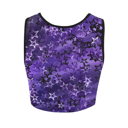 Stars20160725 Women's Crop Top (Model T42)