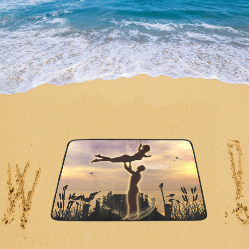 Dance with me in the night Beach Mat 78"x 60"