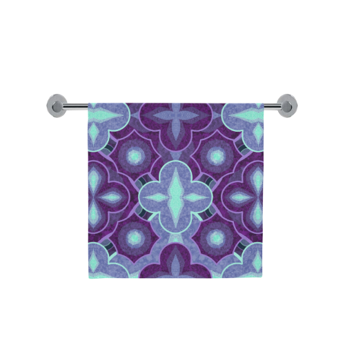 Purple blue pattern Bath Towel 30"x56"