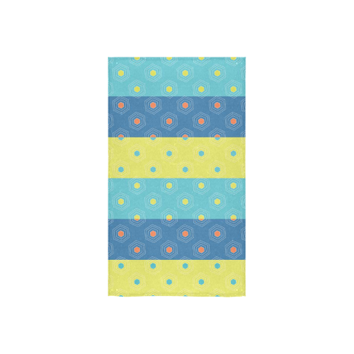 Fresh Hexagon Pattern Custom Towel 16"x28"