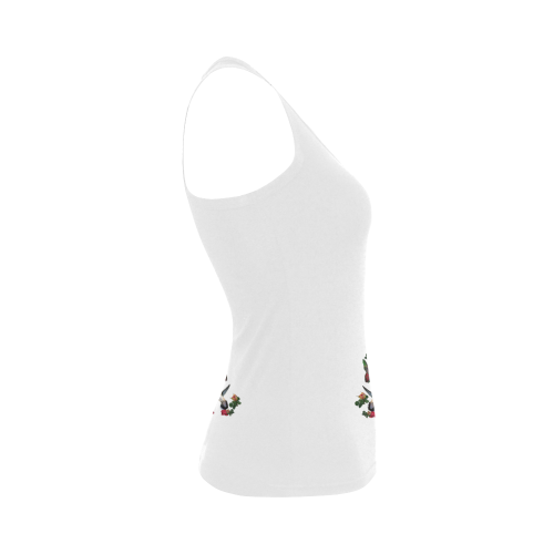 Hummers N Roses Women's Shoulder-Free Tank Top (Model T35)