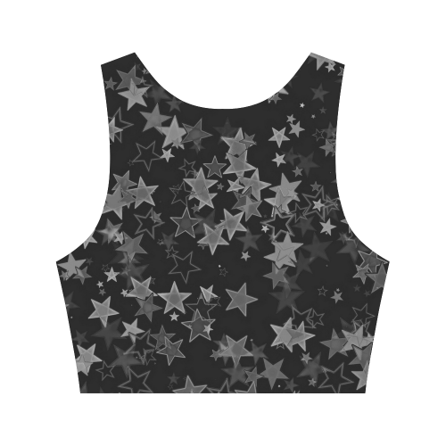 Stars20160712 Women's Crop Top (Model T42)