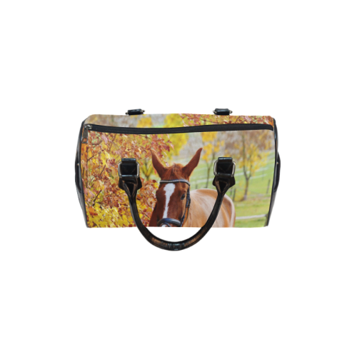 Autumn Horse Boston Handbag (Model 1621)