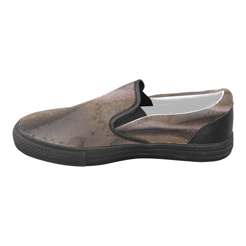 Frosted Dunes on Mars Men's Unusual Slip-on Canvas Shoes (Model 019)