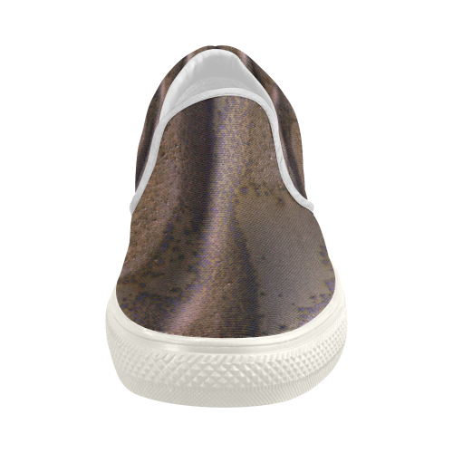 Frosted Dunes on Mars Women's Slip-on Canvas Shoes (Model 019)