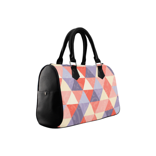 Harlequin Multicolor Pattern by ArtformDesigns Boston Handbag (Model 1621)