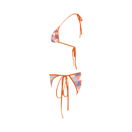 Harlequin Multicolor Pattern by ArtformDesigns Custom Bikini Swimsuit