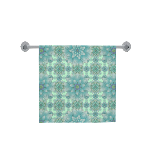 Turquoise Happiness Bath Towel 30"x56"