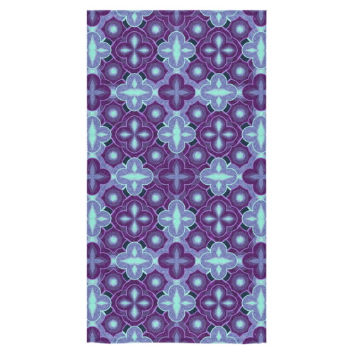 Purple blue seamless pattern Bath Towel 30"x56"