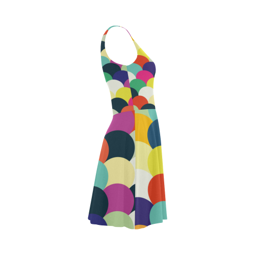 Colorful Circles Atalanta Sundress (Model D04)