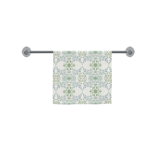 Blue and Green pattern Custom Towel 16"x28"