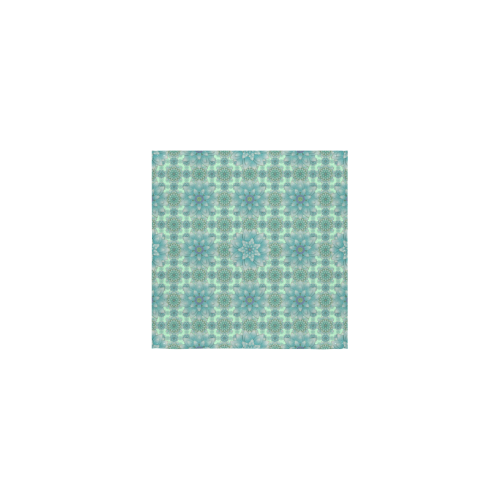 Turquoise Happiness Square Towel 13“x13”