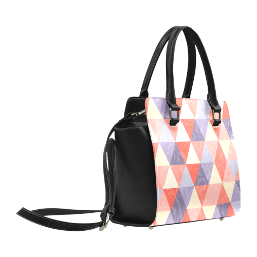 Harlequin Multicolor Pattern by ArtformDesigns Classic Shoulder Handbag (Model 1653)