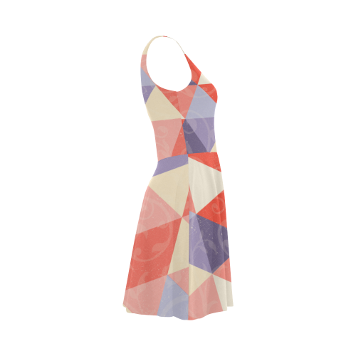 Harlequin Multicolor Pattern by ArtformDesigns Atalanta Sundress (Model D04)