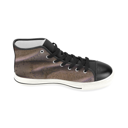 Frosted Dunes on Mars Women's Classic High Top Canvas Shoes (Model 017)