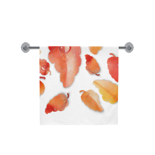 Red- orange leaves Bath Towel 30"x56"