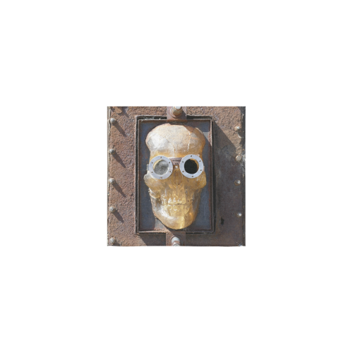 Steampunk skull pirate Square Towel 13“x13”