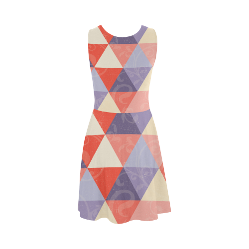 Harlequin Multicolor Pattern by ArtformDesigns Atalanta Sundress (Model D04)