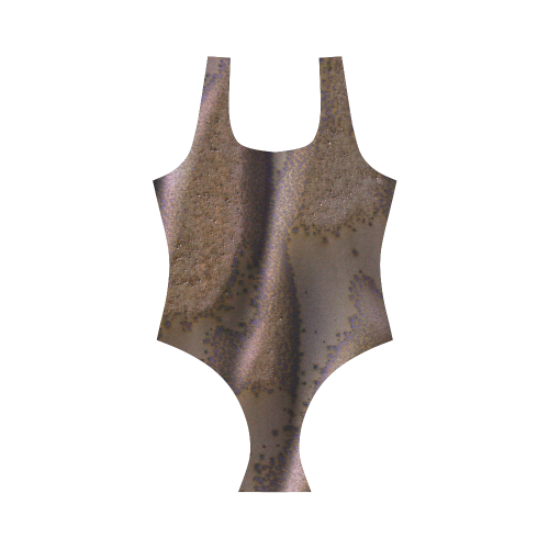 Frosted Dunes on Mars Vest One Piece Swimsuit (Model S04)