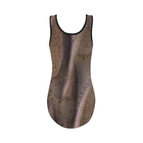 Frosted Dunes on Mars Vest One Piece Swimsuit (Model S04)