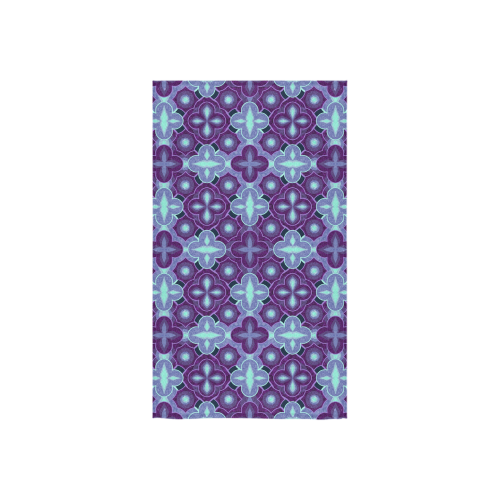 Purple blue seamless pattern Custom Towel 16"x28"