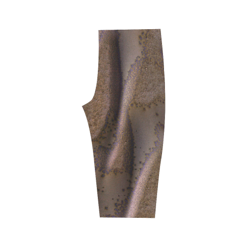 Frosted Dunes on Mars Hestia Cropped Leggings (Model L03)