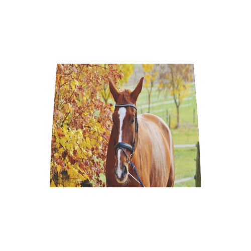 Autumn Horse Boston Handbag (Model 1621)