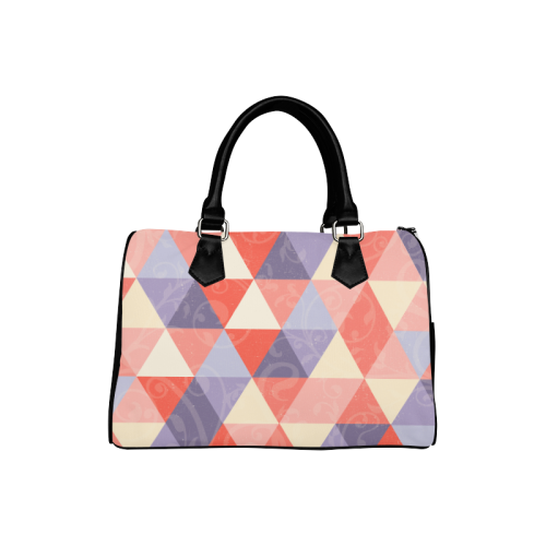 Harlequin Multicolor Pattern by ArtformDesigns Boston Handbag (Model 1621)