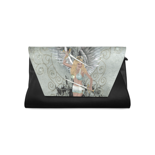 The angel with swords and wings Clutch Bag (Model 1630)