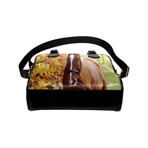 Autumn Horse Shoulder Handbag (Model 1634)