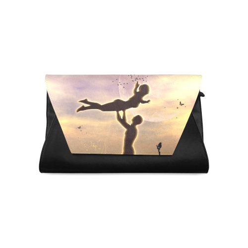 Dance with me in the night Clutch Bag (Model 1630)