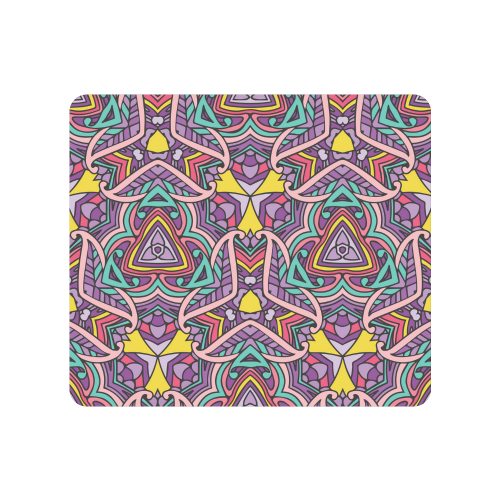 Zandine 0404 Purple Pink fun abstract pattern Men's Clutch Purse （Model 1638）