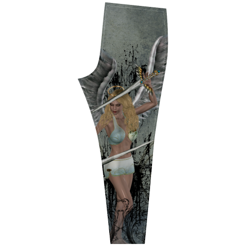 The angel with swords and wings Cassandra Women's Leggings (Model L01)